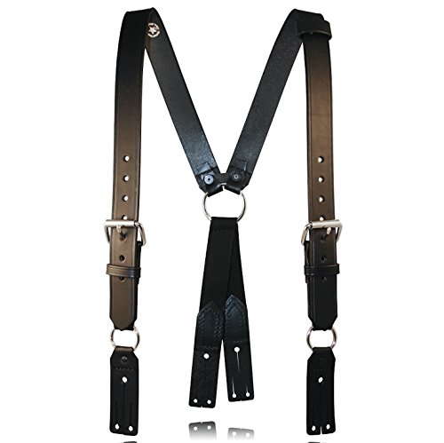 Free Sample Factory Price Leather Suspenders