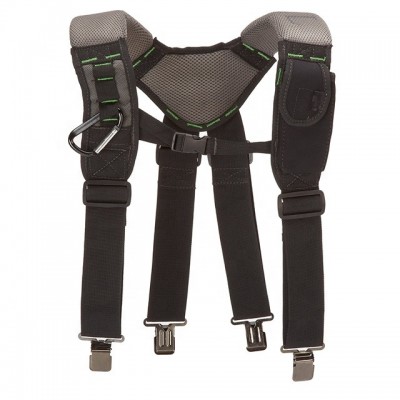 Load Bearing Gelfoam Suspenders For Added Back Support, Grey