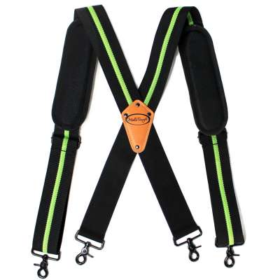 Tactical Duty Belt  Padded Adjustable Tool Belt Suspenders with Key Chin and Patch