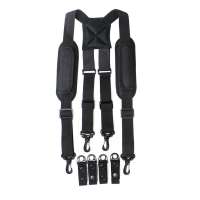 Tactical Suspenders For Duty Belt Police Suspenders with shoulder padder Tactical Harness for Duty Belt