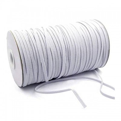 1/4" (7mm) Elastic Stretch Flat Band for Clothes