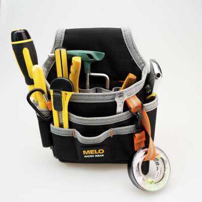 Heavy Duty Technician and Electrician Waist Tool Bag with Multiple Pockets, Tool Organizer