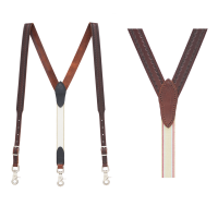 FREE SAMPLE FACTORY PRICE New Fashion Men's suspenders with casual suspenders spaghetti strap leather