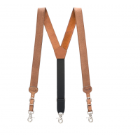 FREE SAMPLE Wholesale custom genuine leather suspenders fashion suspenders for men