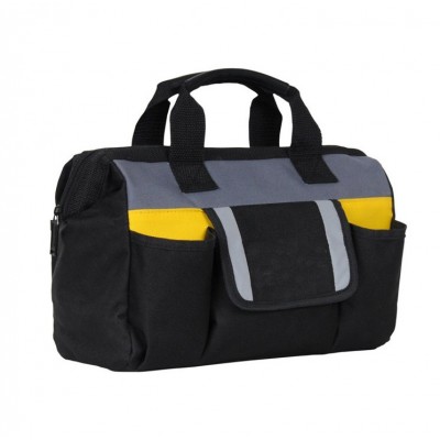 FREE SAMPLE FACTORY PRICE WHOLESALE Heavy Duty 600d Portable Open Mouth Big Polyester Tool Bag