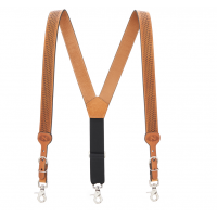 FREE SAMPLE FACTORY PRICE Wholesale custom genuine leather suspenders fashion suspenders for men